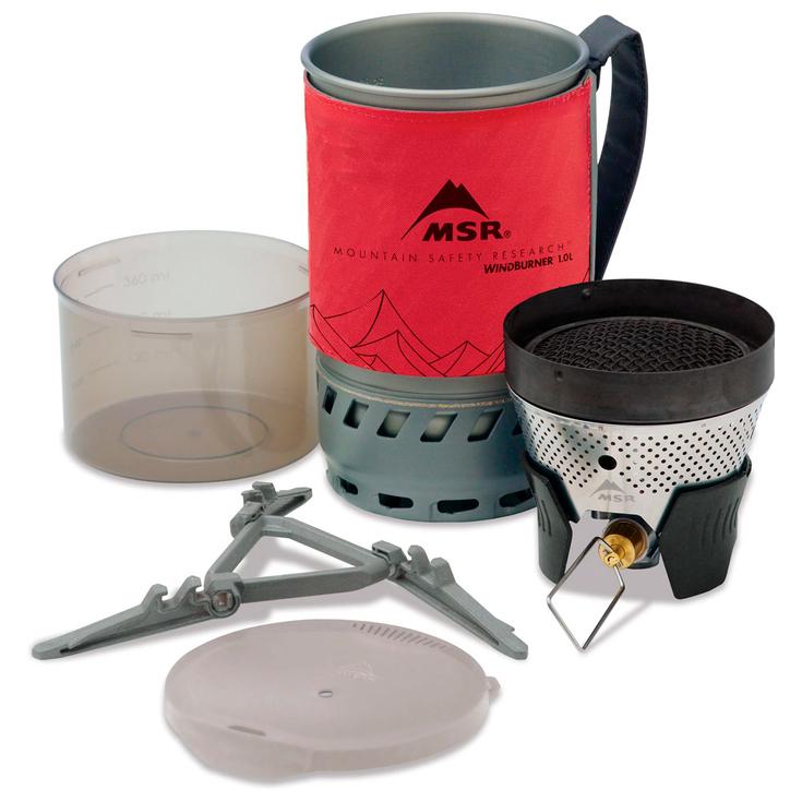 MSR WindBurner 1.0L Personal Stove System Red 