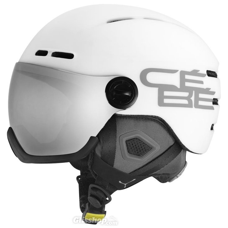 Cebe Visor helmet Fireball Matt White +Silver Flash Mirror +Yellow Flash Mirror Overview