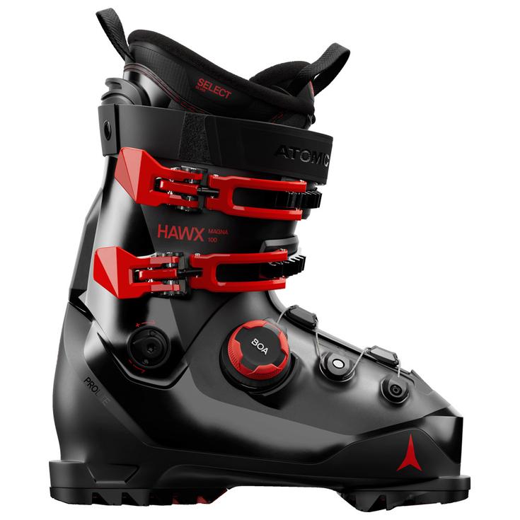 Atomic Skischoenen Hawx Magna 100 Boa Black Red Voorstelling