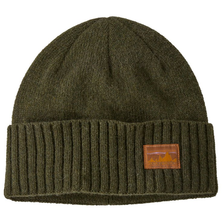 Patagonia Brodeo Beanie 73 Skyline Pine Needle Green 