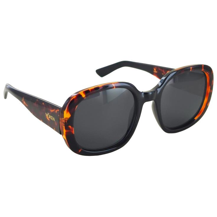 Moken Vision Sonnenbrille April Black Tortoise Grey Cat.3 Polarized Präsentation