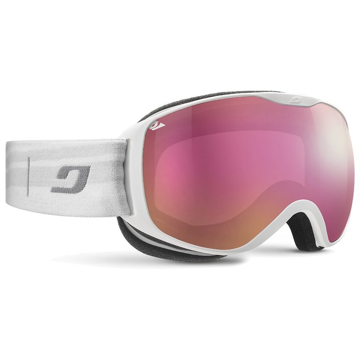 Julbo Masque de Ski Pioneer Blanc Gris Wave Spectron 3 Profil