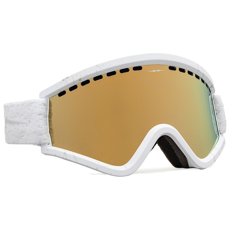 Electric Masque de Ski Egv Matte Speckled White Gold Chrome Présentation