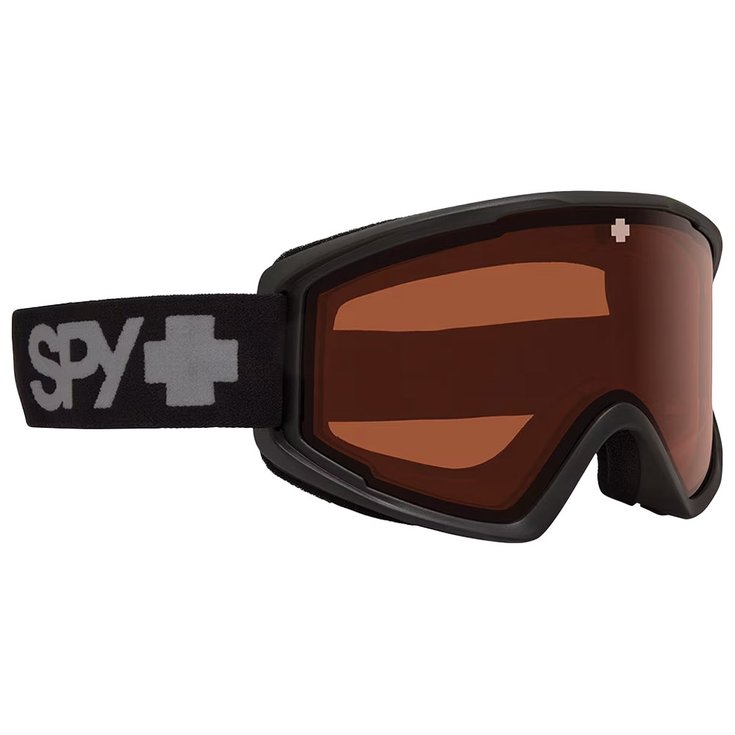 Spy Masque de Ski Crusher Elite Matte Black Low Light Persimmon Présentation