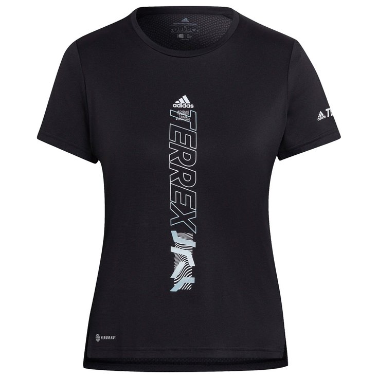 Adidas Tee-shirt de trail Terrex Agravic Shirt W Black Présentation