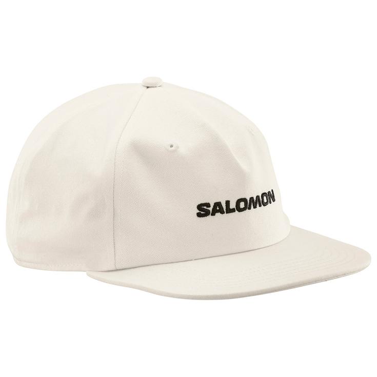 Salomon Gorra Logo Flat Cap Whisper White Presentación