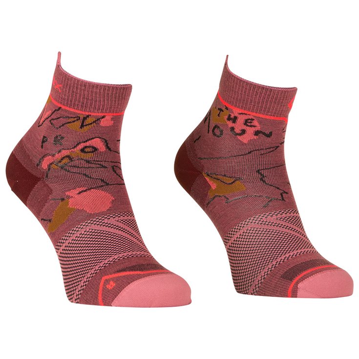 Ortovox Socks Alpine Light Quarter Socks W Mountain Rose Overview