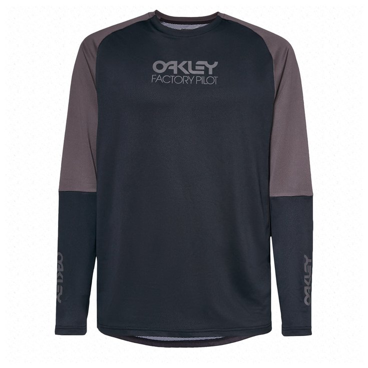 Oakley MTB jersey Factory Pilot MTB LS Jersey Black Forged Iron Overview