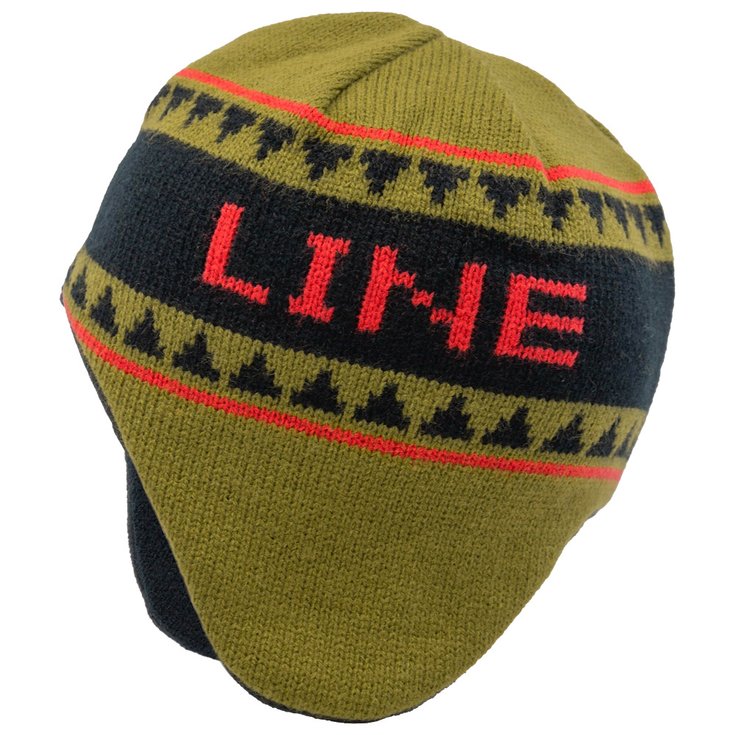 Line Gorro Heater Beanie Olive Presentación
