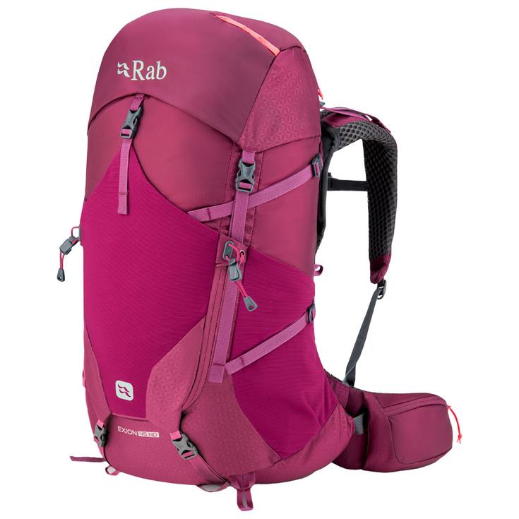 RAB Rucksack Exion 45 Nd Mulberry Präsentation