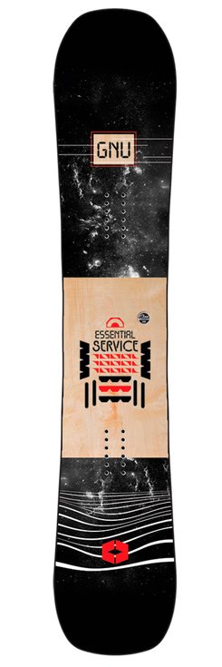 Gnu Tabla de snowboard Essential Service Presentación