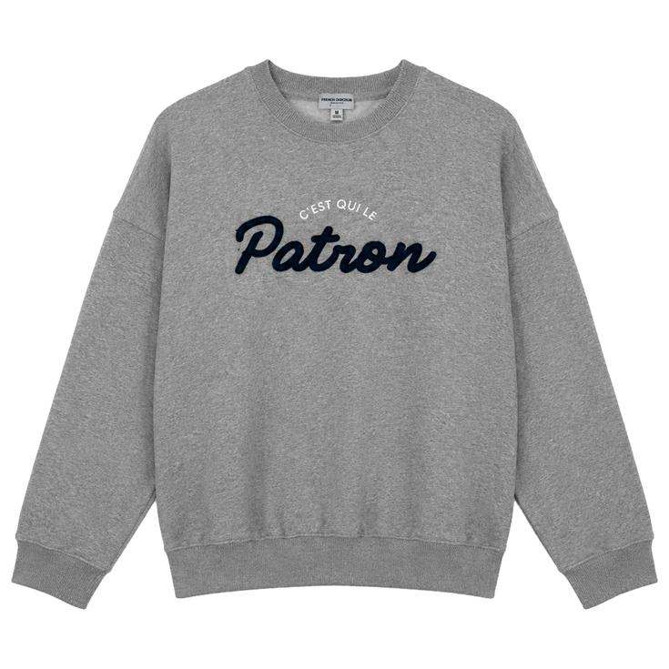French Disorder Sweaters Clyde Patron Tricotin Heather Grey Voorstelling