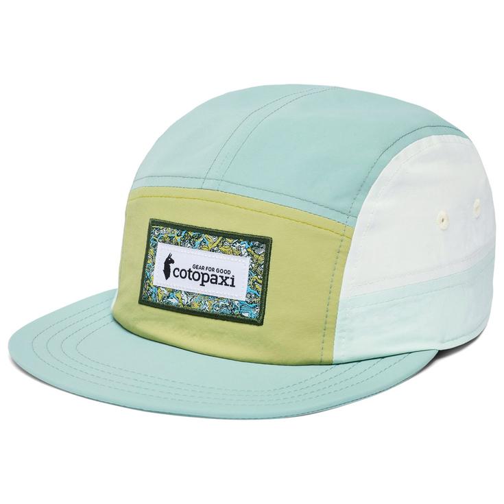 Cotopaxi Gorra Altitude Tech 5-Panel Hat Lemongrass And Silver Leaf Presentación