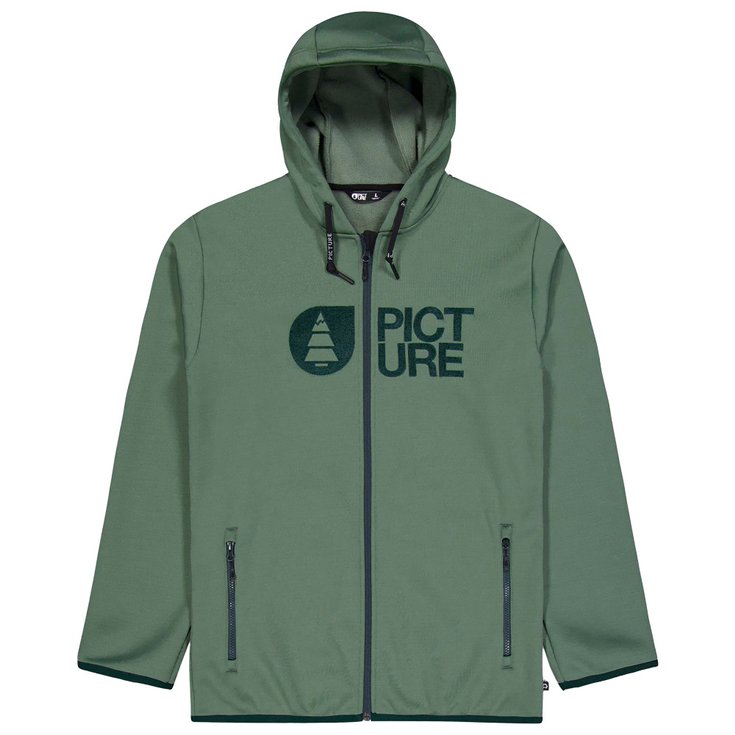 Picture Fleece Park Zip Tech Laurel Wreath Präsentation