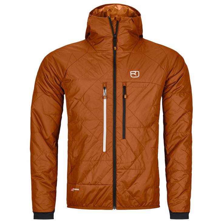 Ortovox Swisswool Piz Boè Jacket M Bristle Brown 