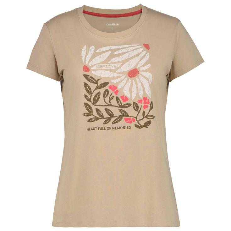 Icepeak Tee-shirt de rando Belcher Ciment Présentation