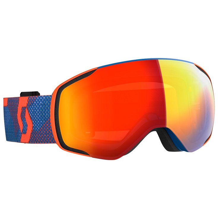 Scott Skibrillen Vapor Red Blue Night Light Sensitive Red Chrme Voorstelling
