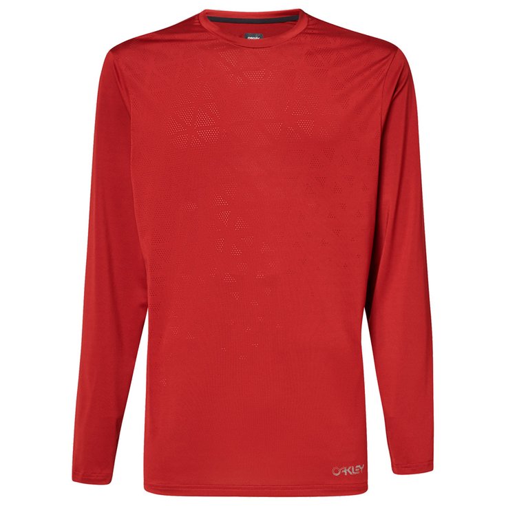 Oakley MTB jersey Reduct Berm LS Jersey Iron Red Overview