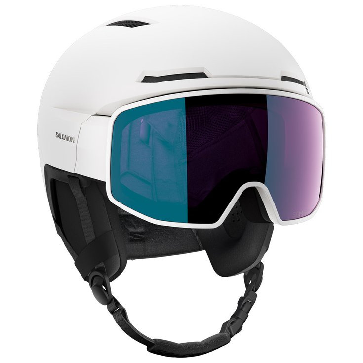 Visor Helme Salomon Driver Pro Sigma Photo Mips White Sky Blue Winter 2025 Glisshop