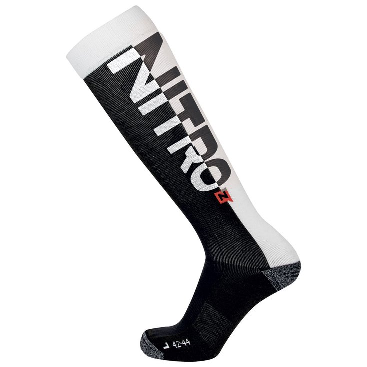Nitro Socken Cloud 3 White Black Präsentation