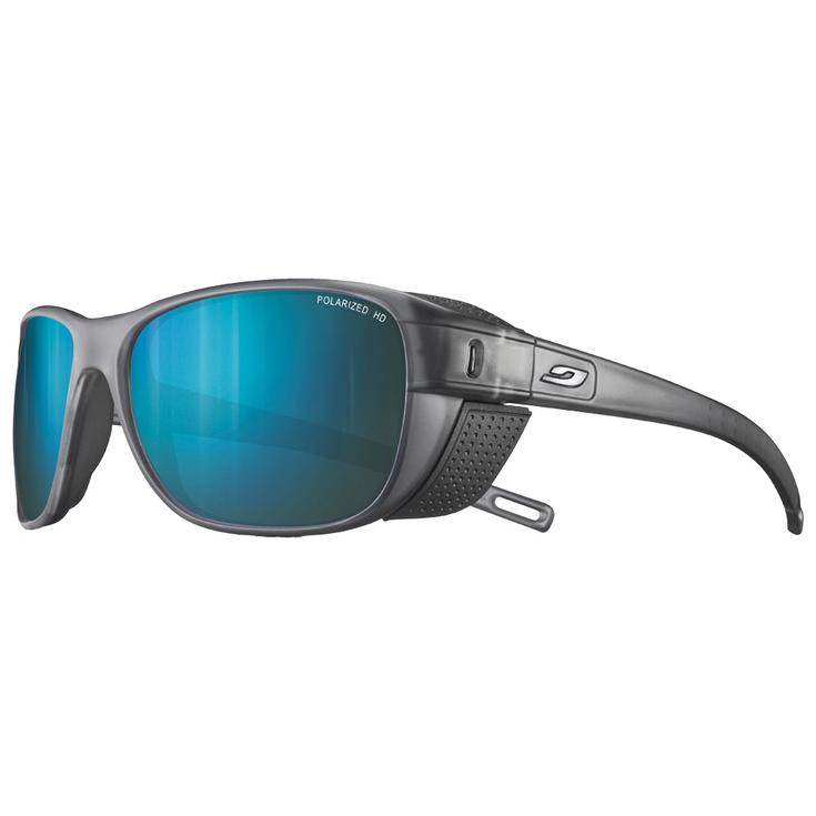 Julbo Lunettes de soleil Camino Translucide Mat Noir Gris Spectron Hd 3 Polarized Présentation