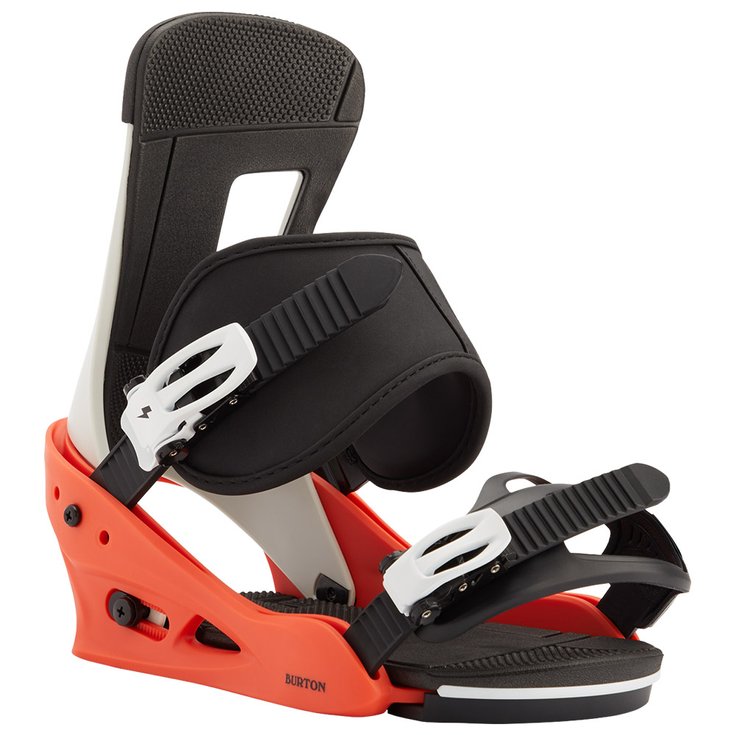 Burton Snowboard Binding Freestyle Red White Black Overview