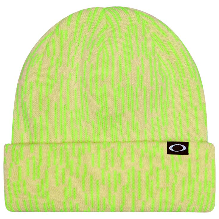 Oakley Berretto sci Fleece-Lined Graphic Beanie Rain Camo Yellow Presentazione