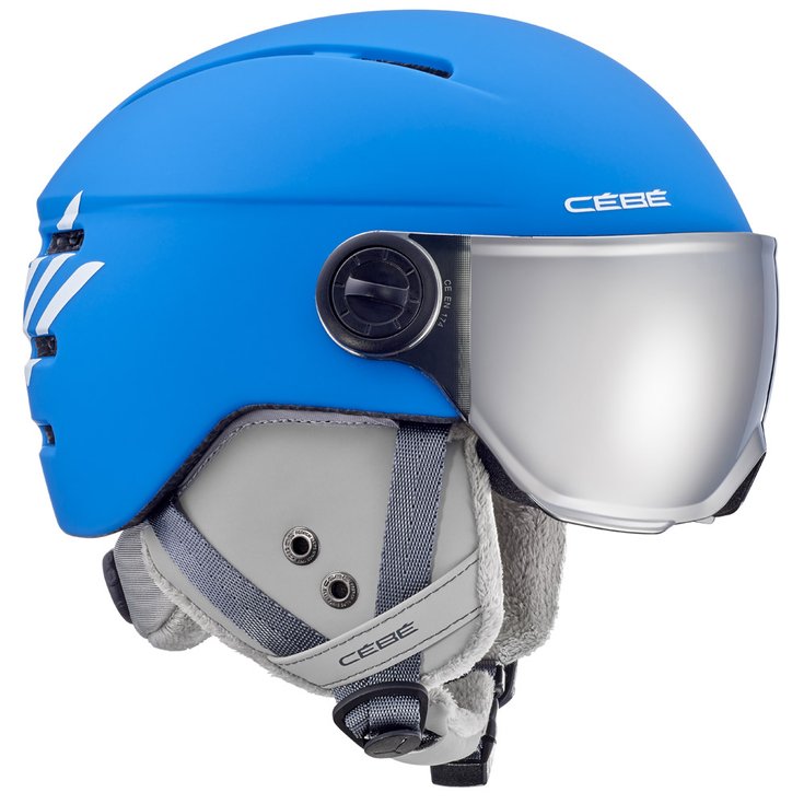 Cebe Visor helmet Fireball Junior Matt Blue White Overview