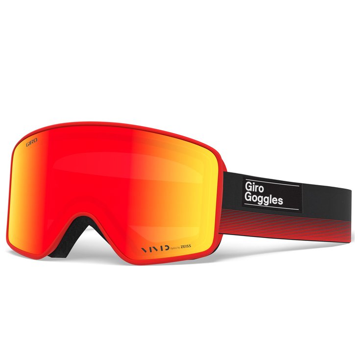 Giro Goggles Method Black Red Label Vivid Ember + Vivid Infrared - Sans Overview