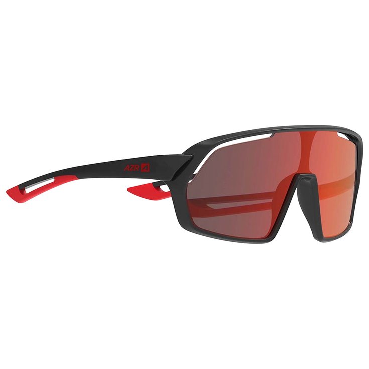 AZR Sonnenbrille Pro Race Mini Junior Noire Mat Rouge Multicouche Rouge Präsentation
