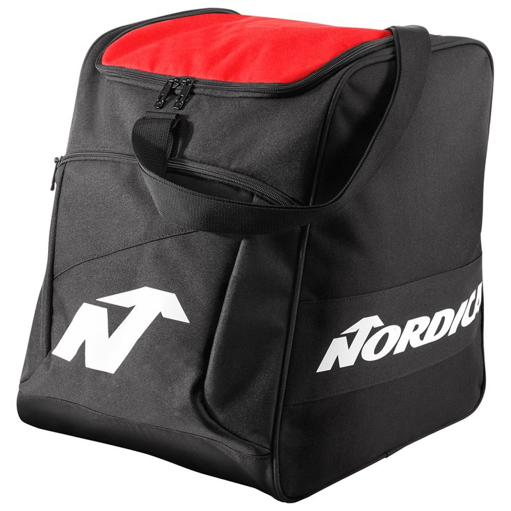 Nordica Schoenzakken Boot Bag Black Red Voorstelling
