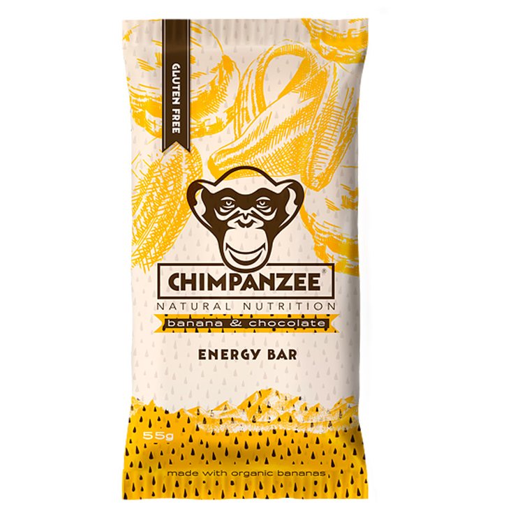 Chimpanzee Energy bar Energy Bars 55g Banane & Chocolat Overview