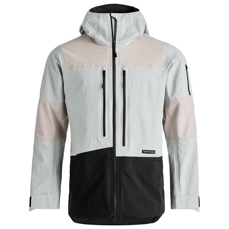 Ortovox Ski Jacket Ravine Free 3L Jacket Grey Ice Overview