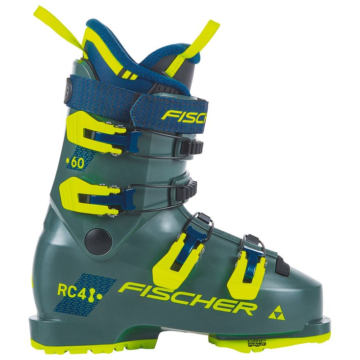 Fischer Chaussures de Ski Rc4 60 Jr Gw Rhino Grey Côté
