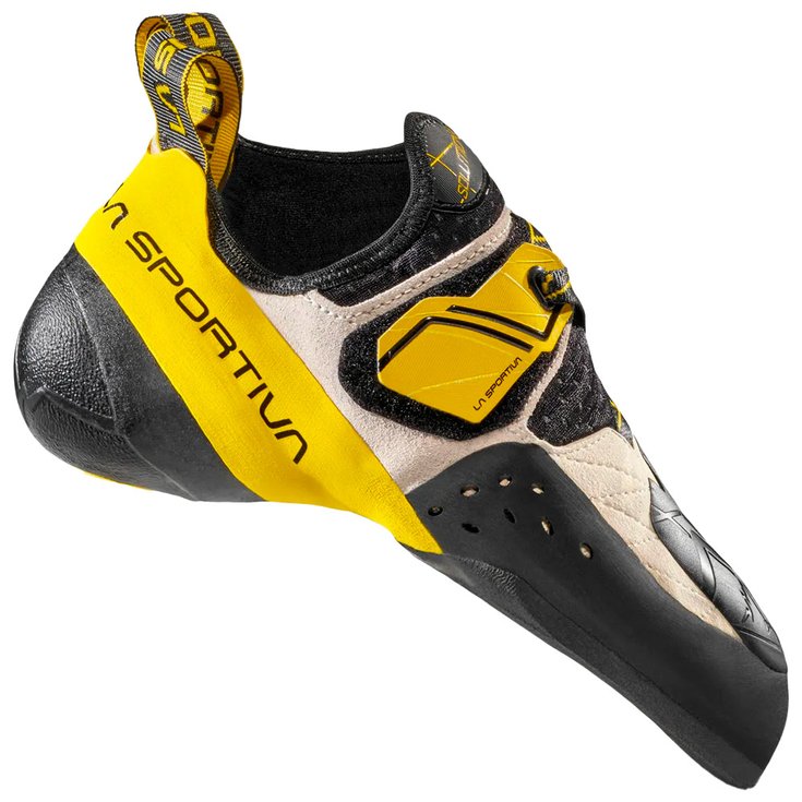 La Sportiva Chaussons d'escalade Solution White Yellow Présentation