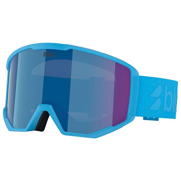Bliz Maschera Spark Matte Blue Brown Blue Multi Presentazione
