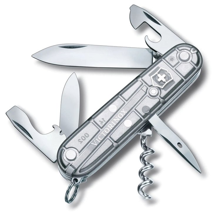 Victorinox Knives Spartan Silvertech Grey Argent Translucide Overview
