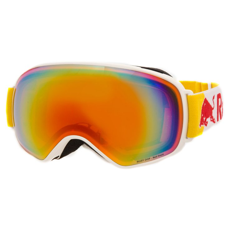 Red Bull Masque de Ski Spect PARK White GOld Snow Mirror Orange W -  PARK-005 - Masques de Ski - IceOptic