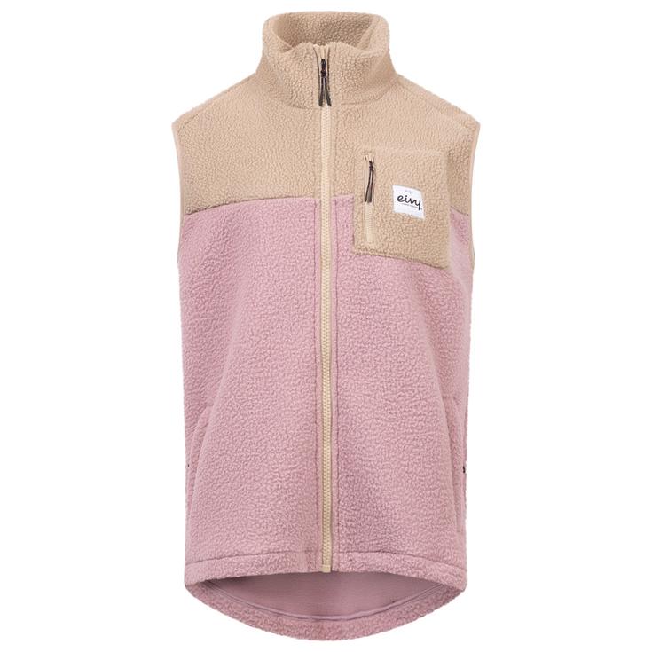 Eivy Pile Lumberjackie Sherpa Vest Sand Faded Woodrose Presentazione