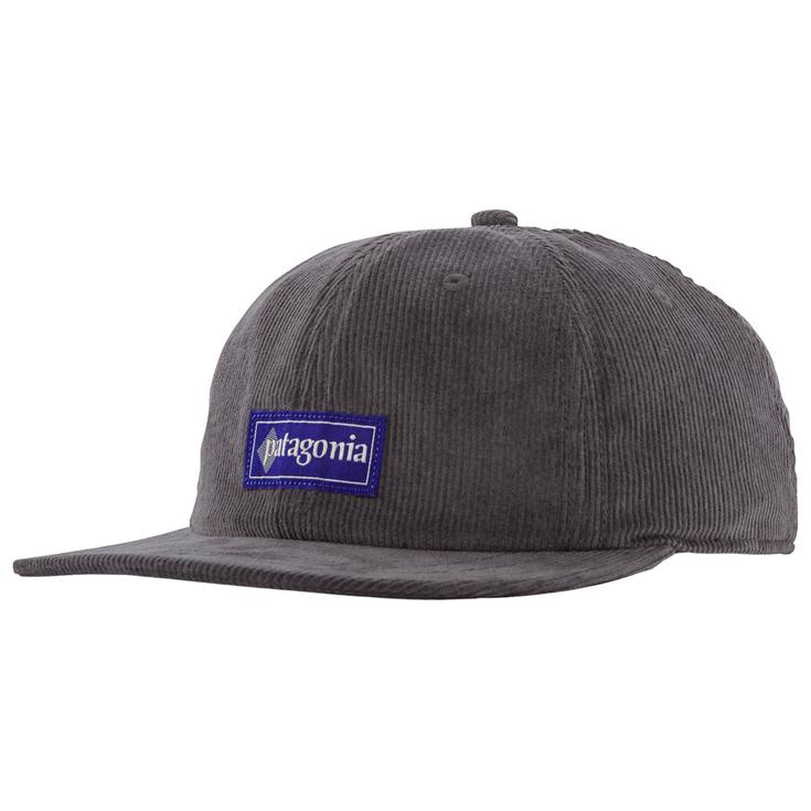 Patagonia Cap Corduroy Cap Hut Tripper Label Forge Grey Präsentation
