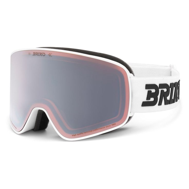Briko Goggles Chino Sharp Lite White Ambre Base Silver Mirror Overview