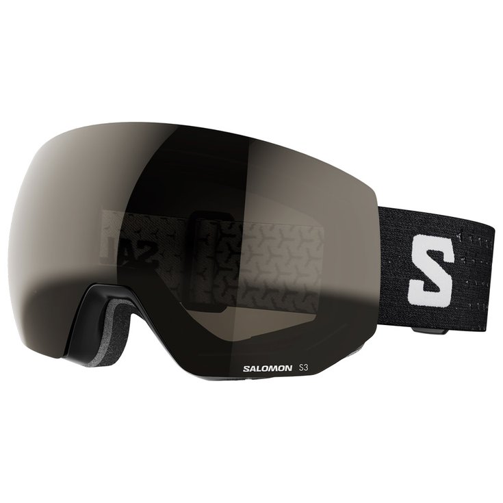 Salomon Masque de Ski Radium Pro Black Multilayer Black Présentation
