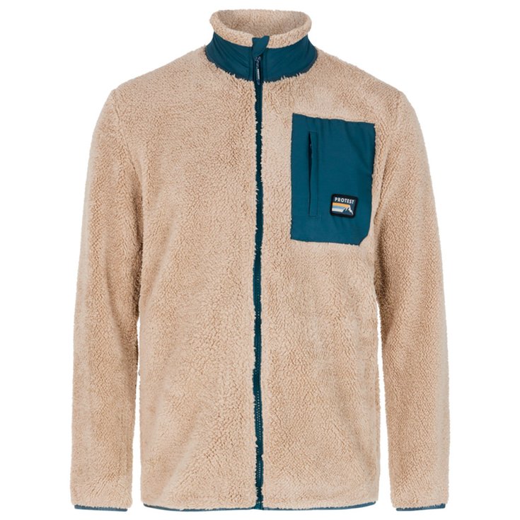 Protest Fleece Prtload Outdoor Fullziptop Bamboobeige Overview
