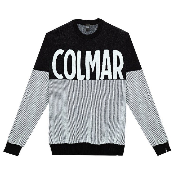 Colmar Pullover Pully White Black Voorstelling