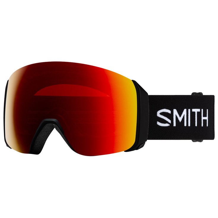 Smith Masque de Ski 4D Mag XL Black Chromapop Sun Red Mirror + Chromapop Storm Yellow Flash Présentation