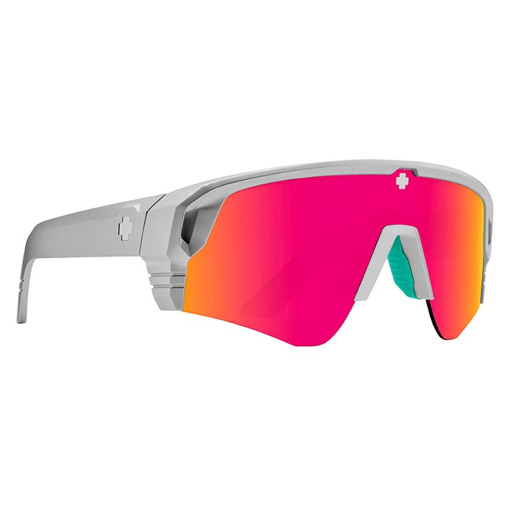 Spy Sunglasses Monolith Speed Matte Silver Happy Gray Green Pink Mirror Overview
