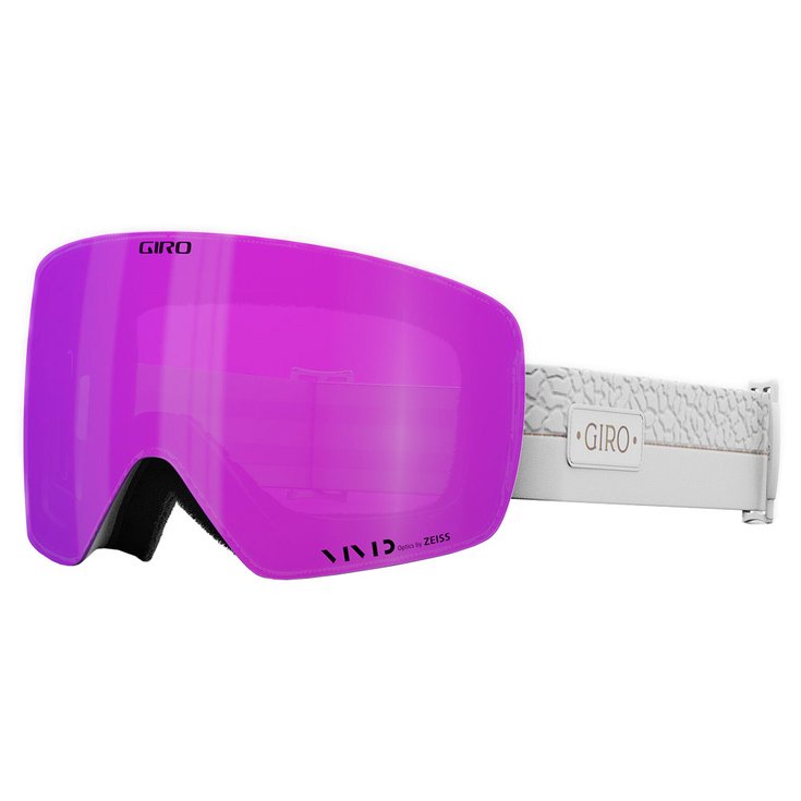 Giro Masque de Ski Contour Rs White Craze Vivid Pink + Vivid Infrared Présentation