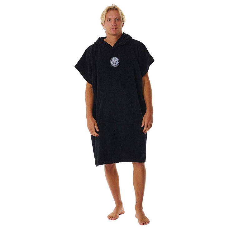 Rip Curl Logo Hooded Towel Black 