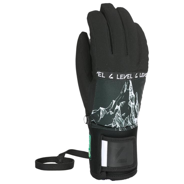 Level Guantes Comet Junior Glove Noir Blanc Presentación