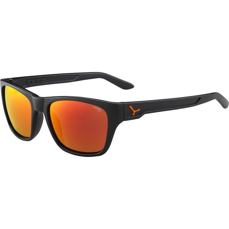Cebe Sunglasses Hacker Matt Grey Orange 1500 Grey Pc Red Flash Mirror Overview
